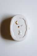 Snowmelt White Rabbit Moonlight Treasure Box